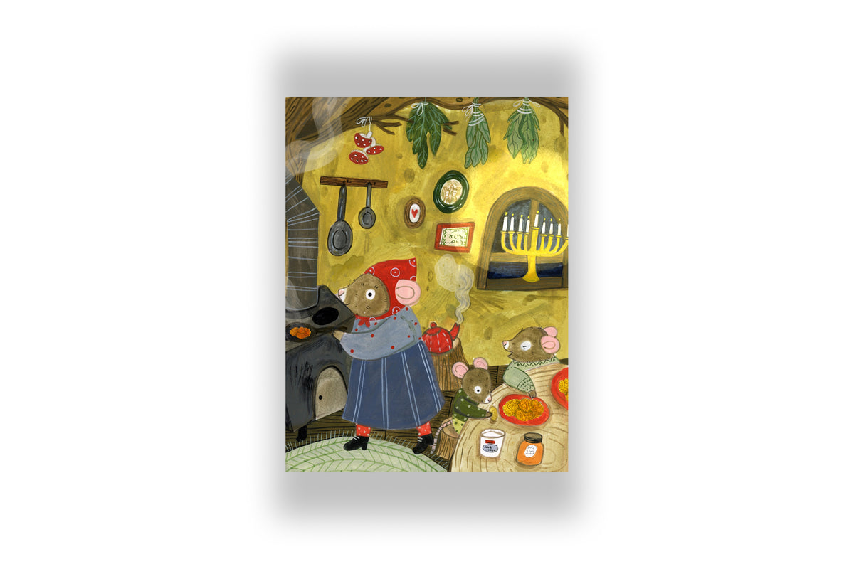 Happy Chanukah Postcard