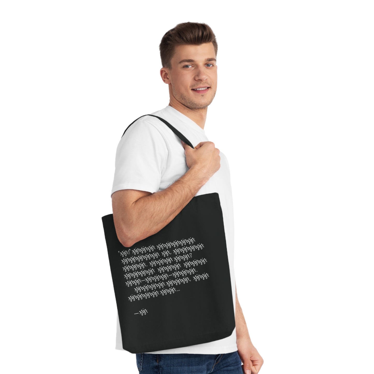 The Ayin Paragraph Tote Bag