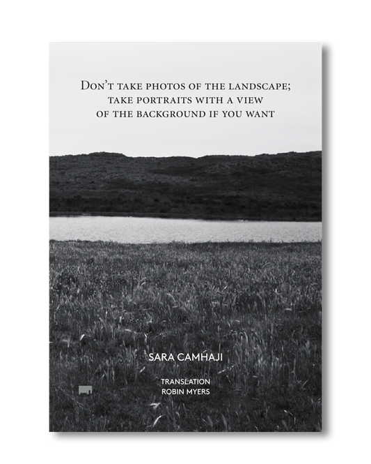 Don't take photos of the landscape; take portraits with the view of the background if you want by Sara Camhaji