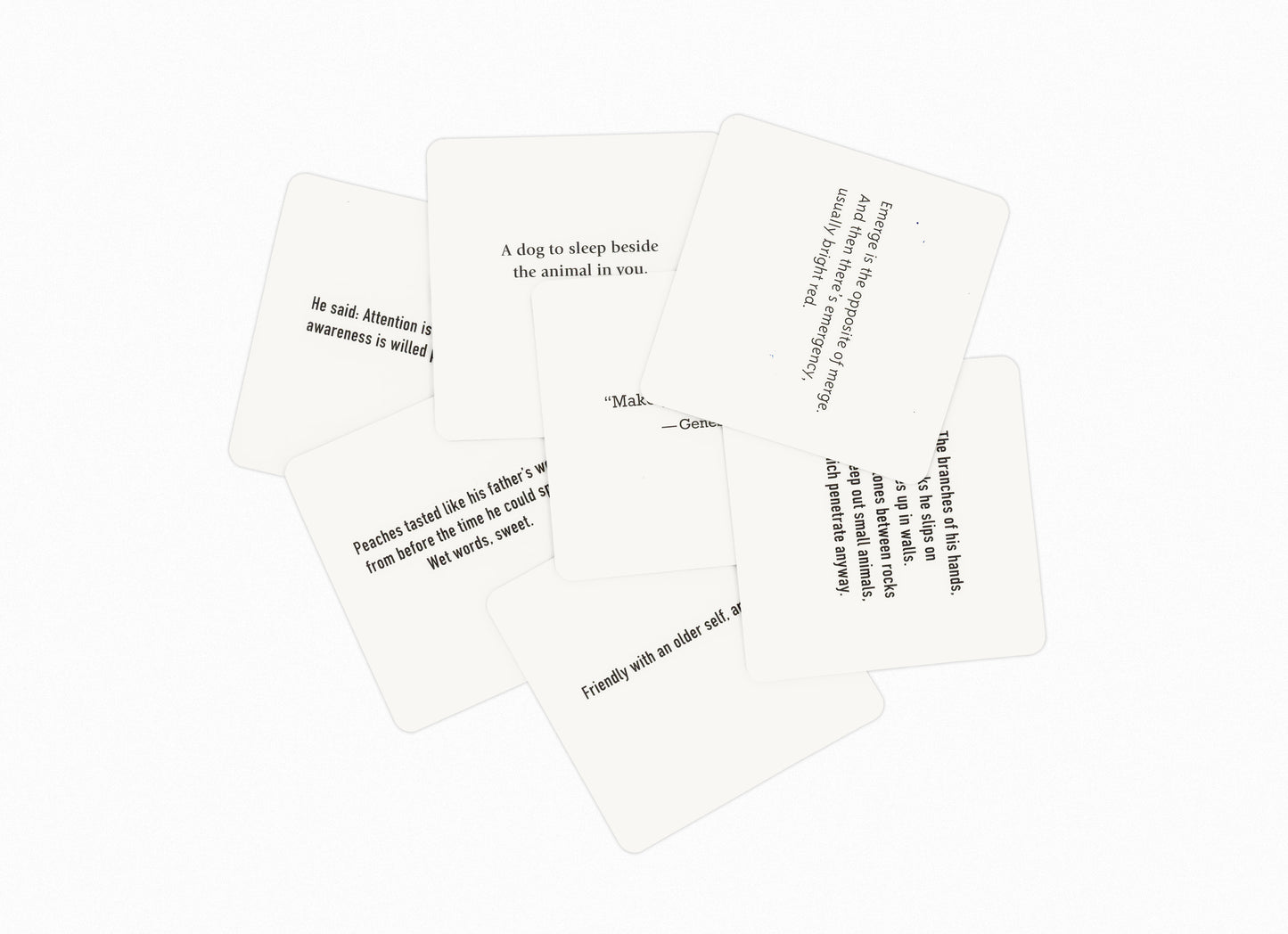 MergEmerge: A Book of Cards